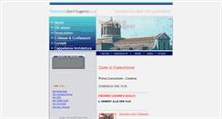 Desktop Screenshot of parrocchiasanteugenio.it