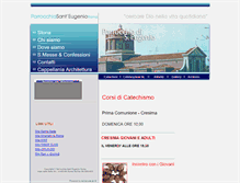 Tablet Screenshot of parrocchiasanteugenio.it
